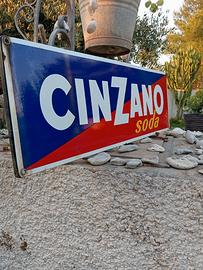 Insegna smaltata Cinzano