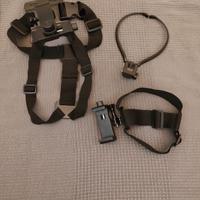 Imbracatura petto e fascia testa GoPro e telefono 