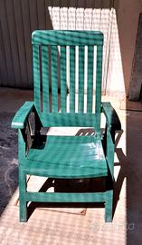 Sedia reclinabile da esterno