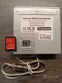 Lettore Schede Interno Transcend 3.5" +MicroSD 1Gb