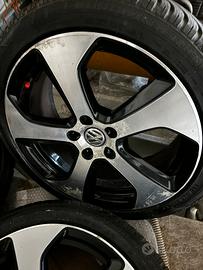 Cerchi 18 golf gti 7 con gomme da neve