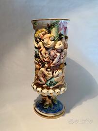 Capodimonte Vaso Grande in Porcellana