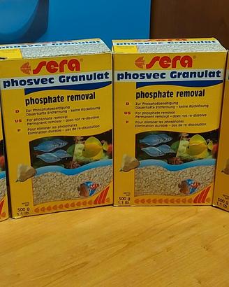 3 scatole nuove PHOSVEC Granulat SERA + Omaggio