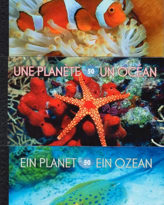 N. 3 libretti di francobolli Nazioni Unite 2010
