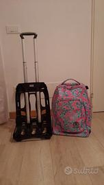 ZAINO SCUOLA INVICTA CON TROLLEY REMOVIBILE