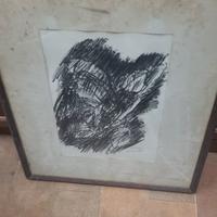 quadro disegno o littografia ennio morlotti