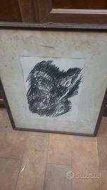 quadro disegno o littografia ennio morlotti