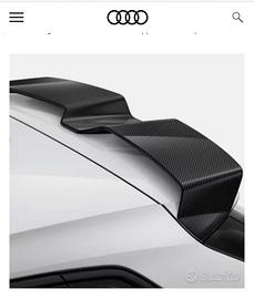 SPOILER CARBONIO RS3 ORIGINALE AUDI