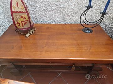 tavolino legno massello