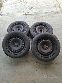 Set Cerchi in ferro R15 + pneumatici Invernali 