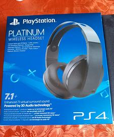 cuffie PlayStation platinum PS4/PS5