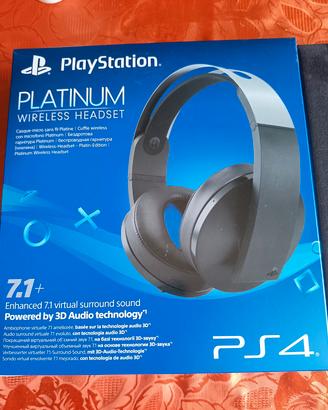 cuffie PlayStation platinum PS4/PS5