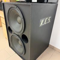 Kcs CX218 Subwoofer pro doppio 18” cinema