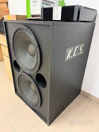 Kcs CX218 Subwoofer pro doppio 18” cinema