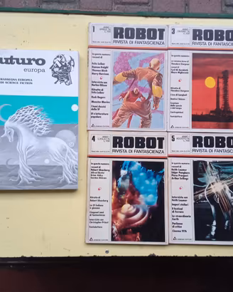 Fantascienza, riviste FUTURO EUROPA e ROBOT