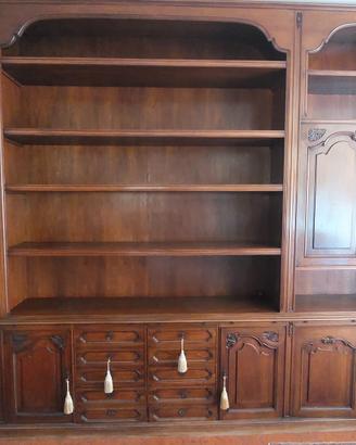 Libreria in legno massello 