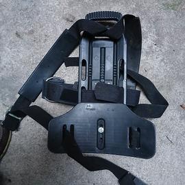 schienalino per bombola sub