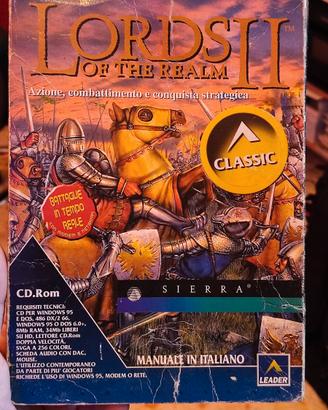 LORDS OF THE REALM II Big Box PC GAME Manuale in I