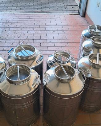 Fustini per Olio in Acciaio Inox Sansone