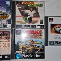 ps1 PlayStation 1 stock 6 giochi