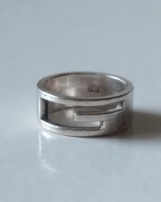 anello Gucci argento massiccio 925