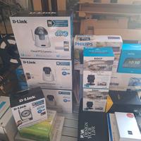NUOVO KIT 6 TELECAMERE D-LINK VIDEOSORVEGLIANZA