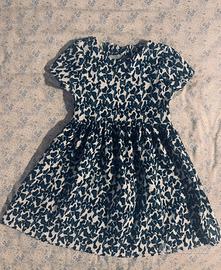 Vestito con farfalle 5-6 anni