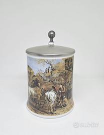 Boccale da birra in porcellana tedesco