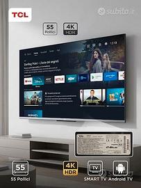 Smart TV TCL 55 Pollici 4K HDR (55P725)