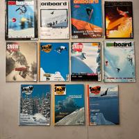 Lotto 11 riviste snowboard vintage