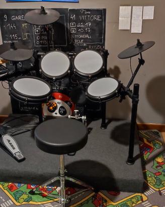 batteria alesis nitro max con accessori