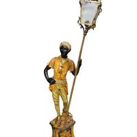 scultura antica Moro veneziano 195 cm