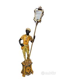 scultura antica Moro veneziano 195 cm