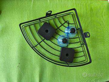 Mensola a doppia ventosa per bagno