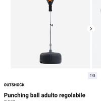 Punching ball + guantoni Decathlon