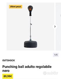 Punching ball + guantoni Decathlon