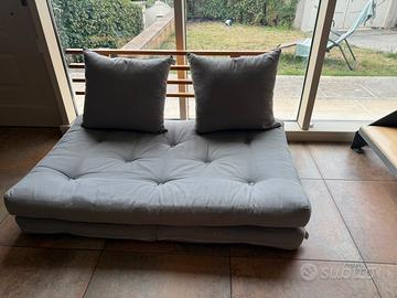 Futon grigio Karup
