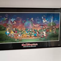 quadro con cornice Disney world