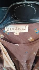 gianni versace 100% seta camicia donna