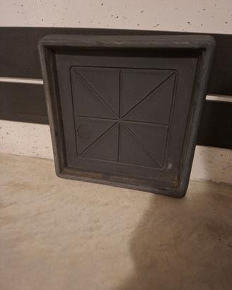 2 sottovasi TERAPLAST quadro 40 cm