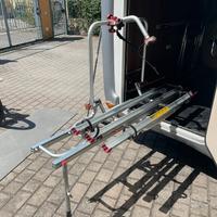 Portabici interno camper scorrevole