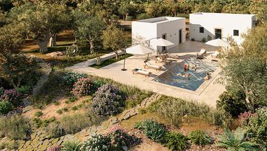 OSTUNI Casale con piscina allo stato rustico