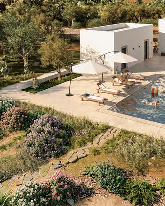 OSTUNI Casale con piscina allo stato rustico