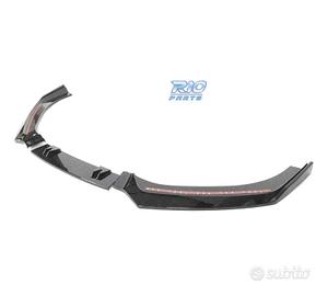 SPOILER LIP PER AUDI A4 B9 16- LOOK RS4 NERO