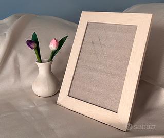 Portafoto da tavolo/parete legno chiaro cm 30 x24
