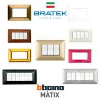 Placche Bticino Matix  compatibili tutti i colori