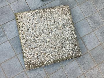 N. 4 Basi Piastra Mattonella in cemento 50x50x4hcm