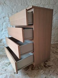 Cassettiera 4 cassetti