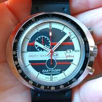 Raro cronografo vintage Heuer Jacky Ickx del 1971