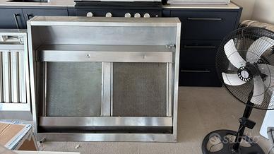 Cappa aspirante professionale in acciaio inox